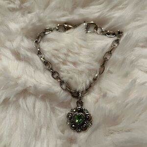 Birthstone Pendant Bracelet